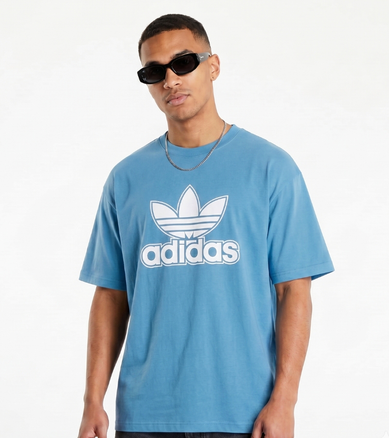Adidas Originals Trefoil Logo Oversized T-Shirt for Men