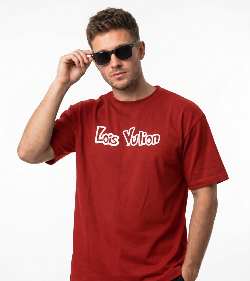 Louis Vuitton Signature Logo Oversized T-Shirt for Men