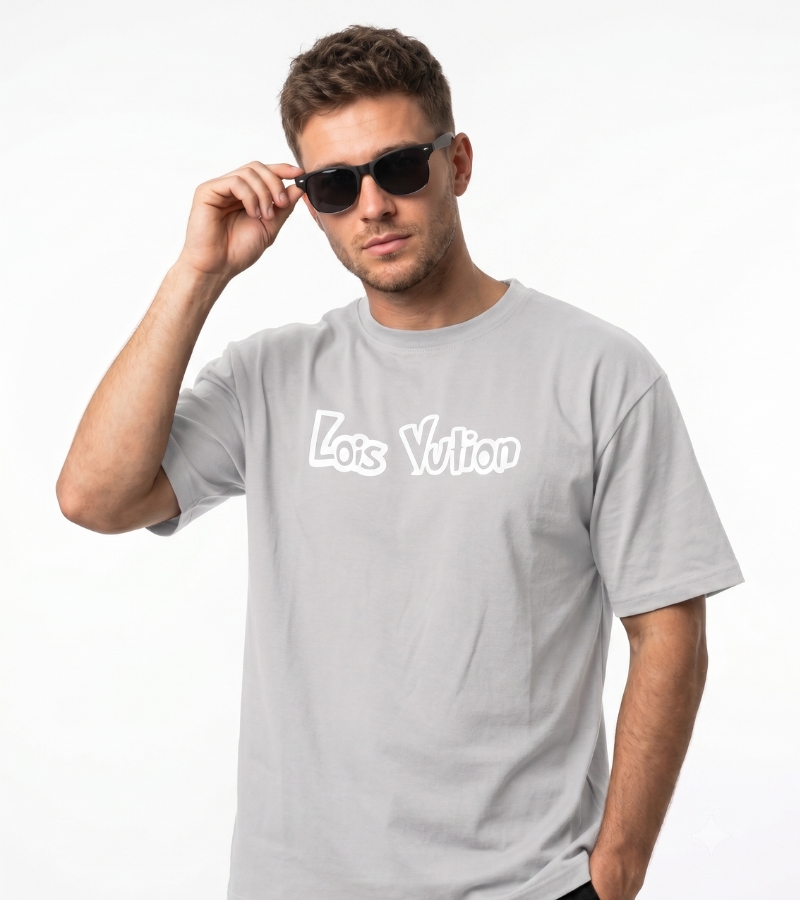 Louis Vuitton Signature Logo Oversized T-Shirt for Men
