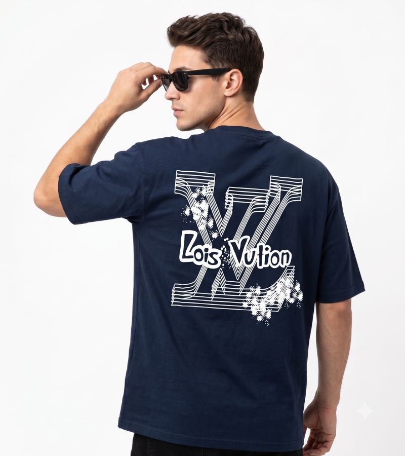 Louis Vuitton Signature Logo Oversized T-Shirt for Men