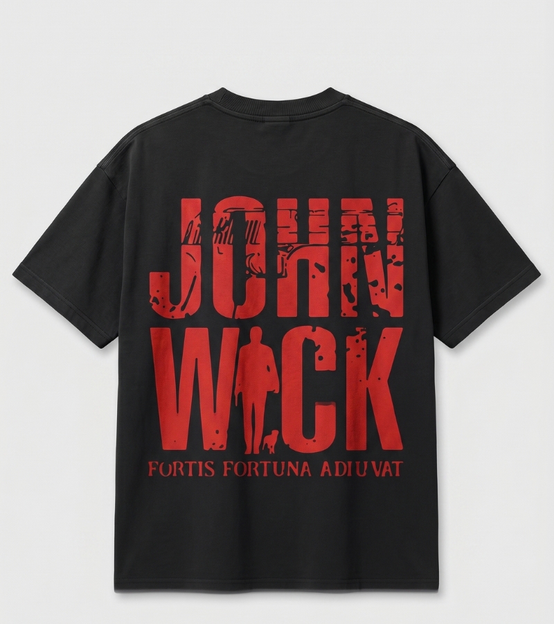 John Wick Action Graphic T-Shirt