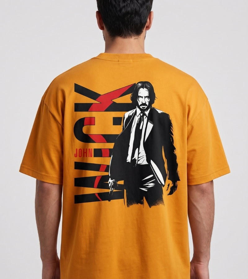 John Wick Action Graphic T-Shirt