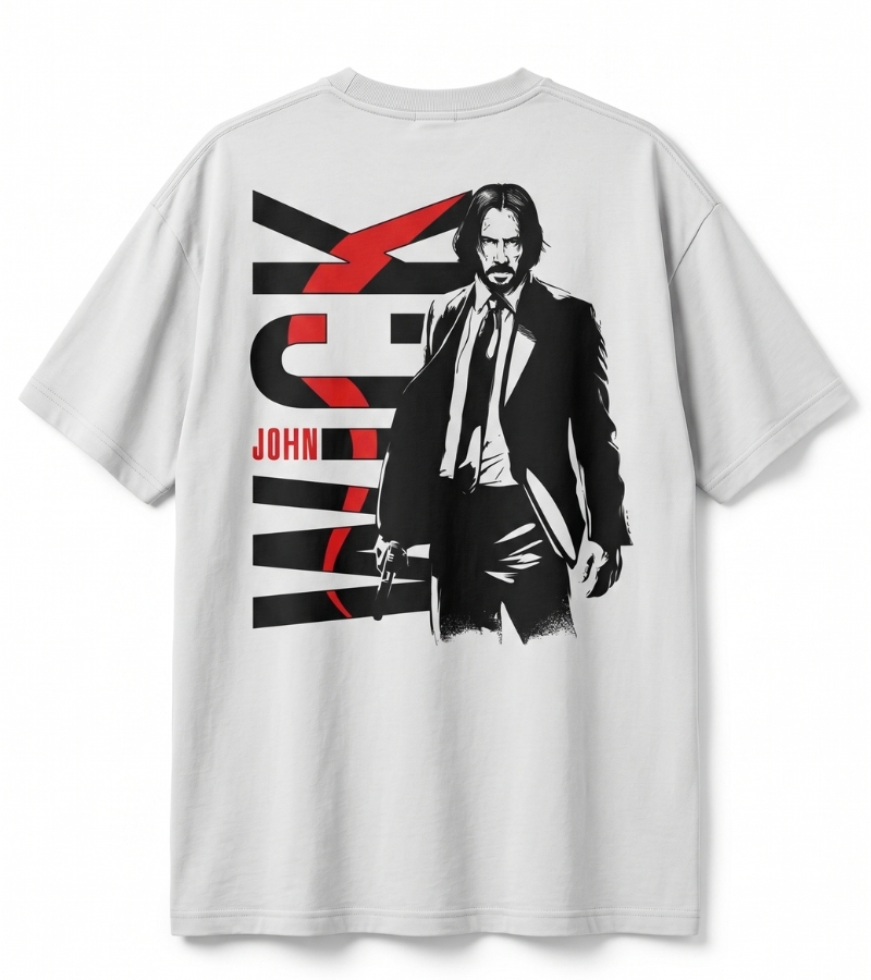 John Wick Action Graphic T-Shirt