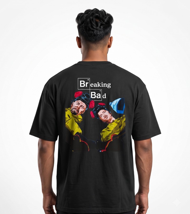 Breaking Bad Inspired Oversized Graphic T-Shirt for Men